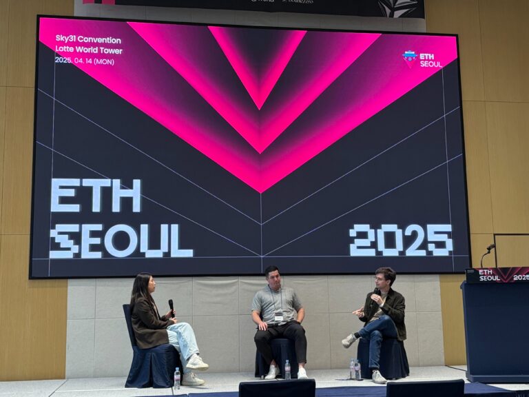 Tim DoubleZero hadir dalam acara ETH Seoul 2025